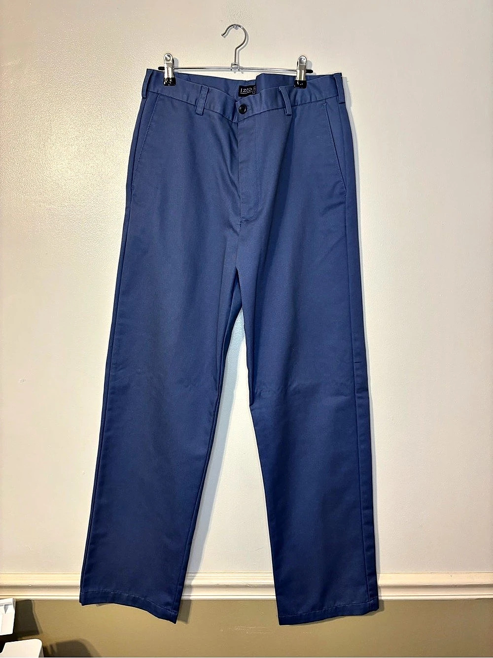 IZOD American Chino Blue Chino Pants Waist 34 Length 34 Like New